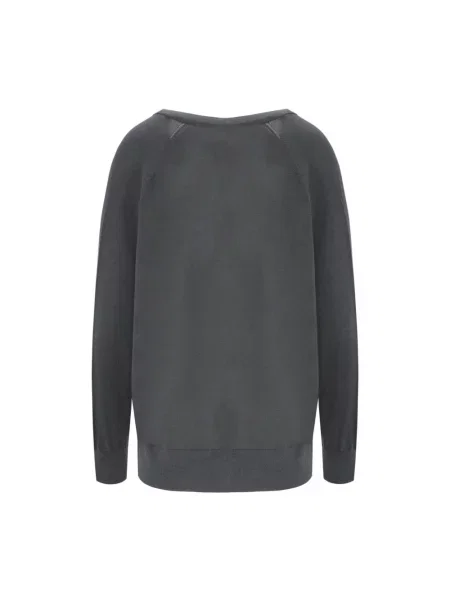 Kardigan Max Mara wełniany szary