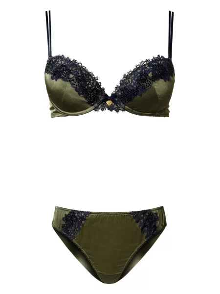 Chiloți Twinset de mătase verde