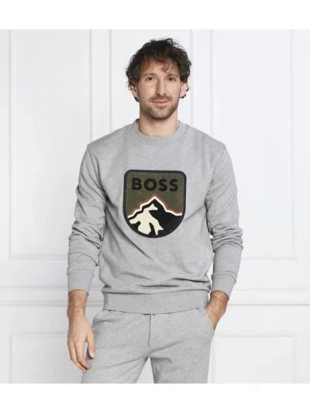 BOSS BLACK Hanorac Stadler negru