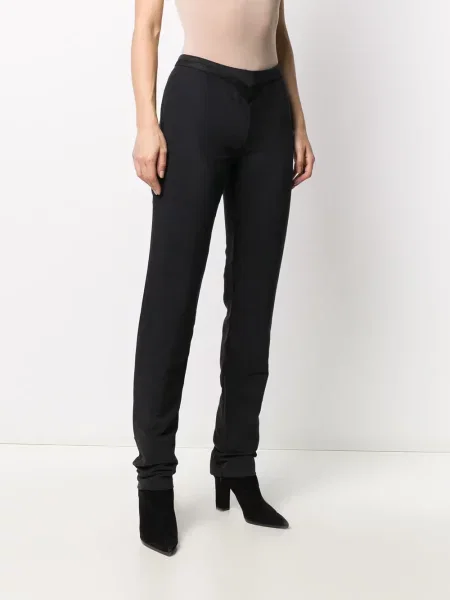 Kalhoty Versace Pre-owned černé