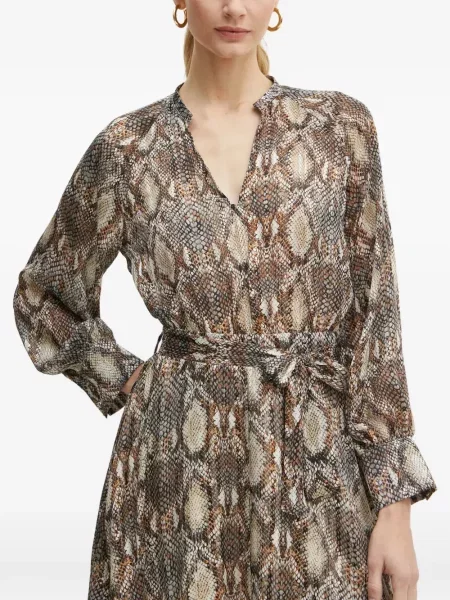 Rochie mini Morgan cu imagine maro