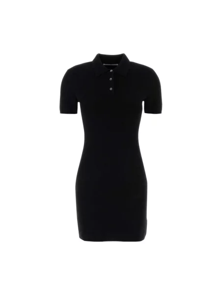 Sukienka T By Alexander Wang wełniana czarna