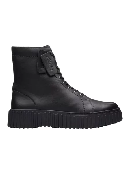 Buty do kostki Clarks skórzane czarne