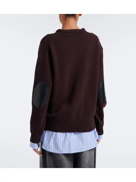 Pulover Acne Studios de lână maro