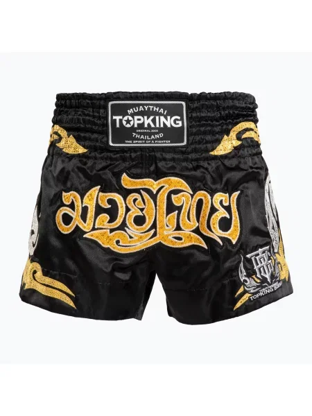 Olcsóbban. Top King Thai Boxing edző rövidnadrág fekete/arany. Méret: XL fekete