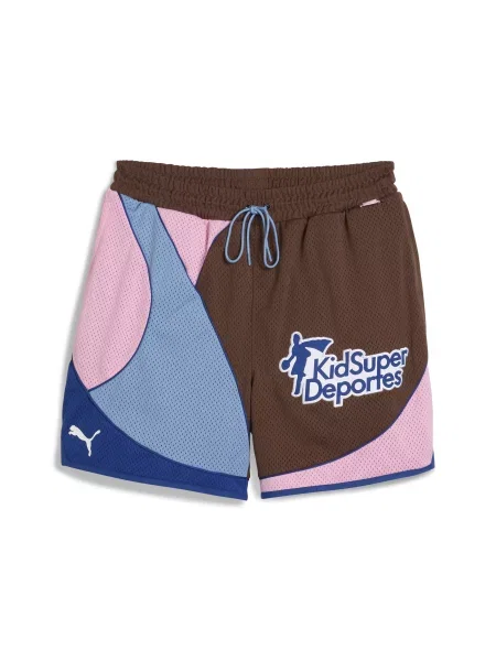 Szorty PUMA HOOPS x KIDSUPER brązowe