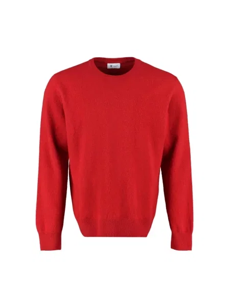 Sweter The (alphabet) z kaszmiru czerwony