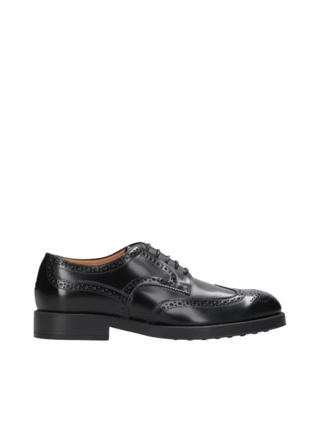 Półbuty Tod's sznurowane czarne
