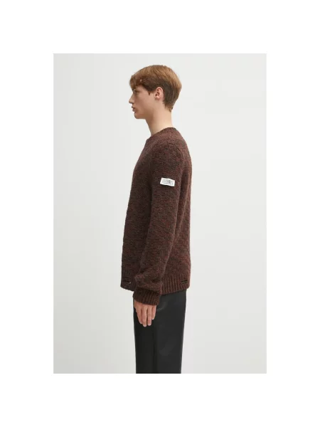 Maison Margiela sweter wełniany brązowy