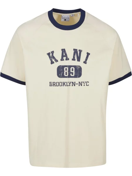 Karl Kani Tricou marin / galben pastel albastru