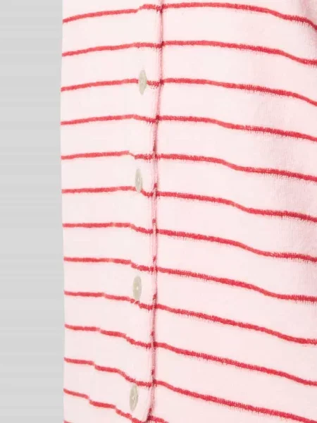 Bluzka koszulowa o kroju loose fit z mieszanki bawełny model KAY' Pieces różowa