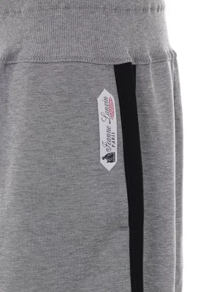 Běžecké kalhoty Lanvin jersey šedé