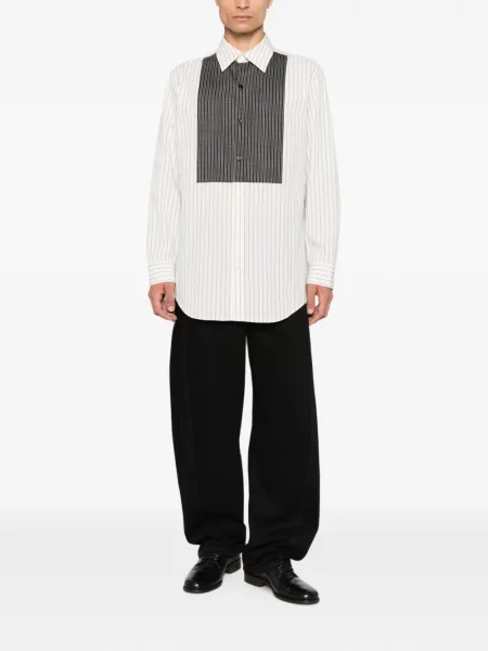 Cămașă Yohji Yamamoto cu dungi alb