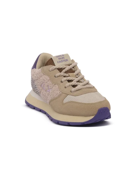Pantofi Sun68 alb
