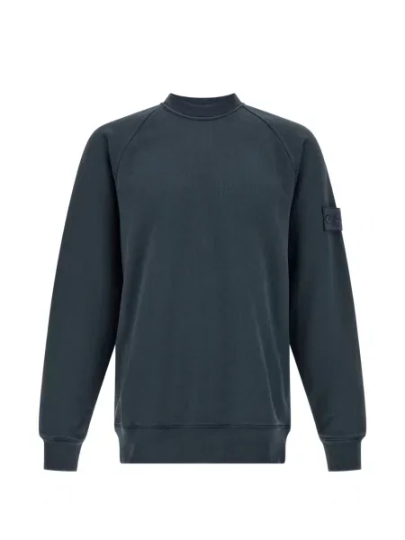 Hanorac Stone Island cu aplicații albastru