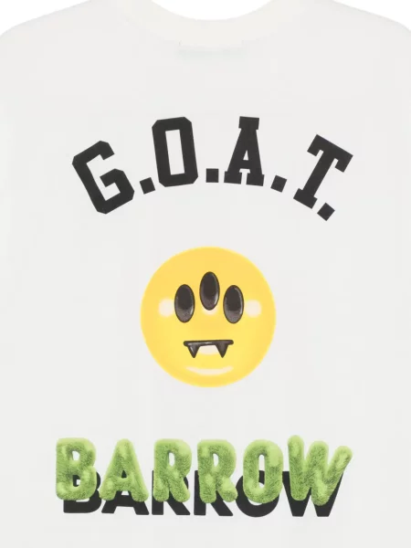 Топ Barrow с принт бяло