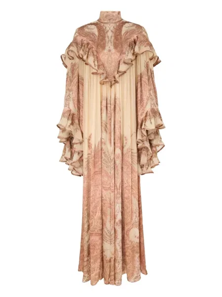 Костюм макси рокля Zimmermann с принт с пейсли десен