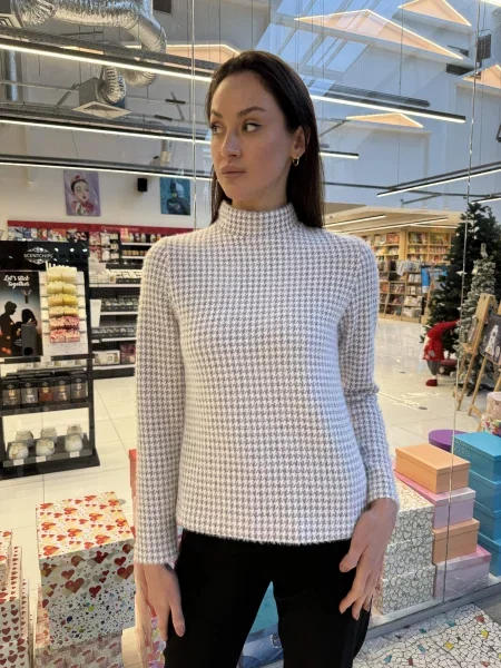 Водолазка CAT ORANGE білий/рожевий вовна/поліамід біла