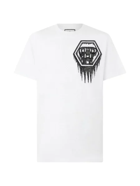 Tricou Philipp Plein alb