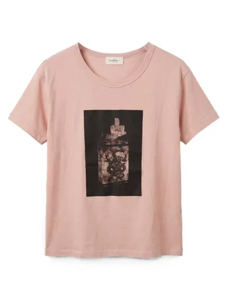 Tricou Second/layer cu imagine roz