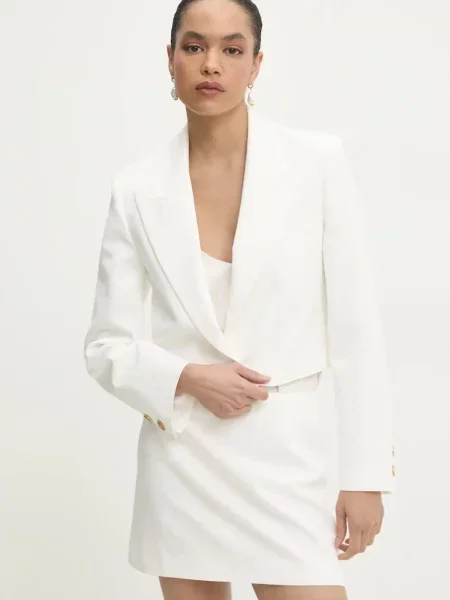 Answear Lab spódnica mini mini biały