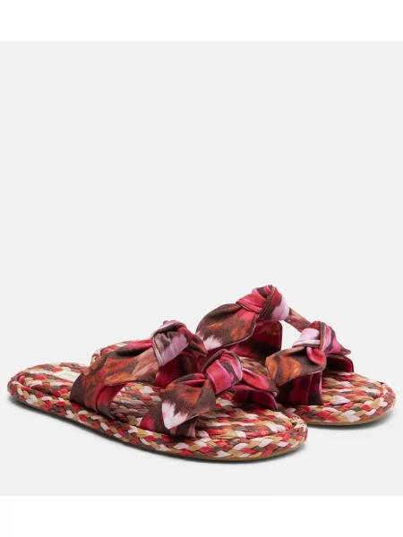 Espadrile Zimmermann cu imagine roz