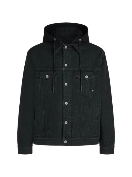 Geacă de blugi Karl Lagerfeld Jeans negru