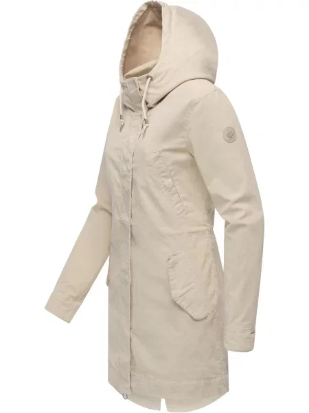 Ragwear Prehoden plašč Cannas ecru