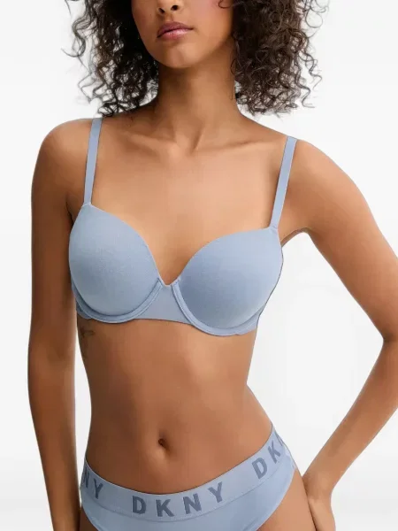 Sutien Dkny cu autograf albastru