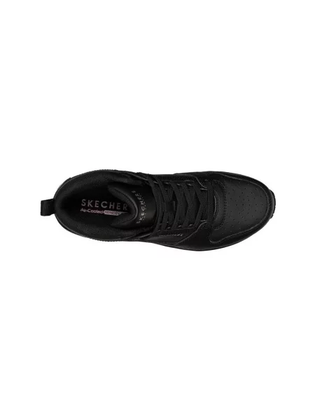 Členkové topánky Skechers čierna