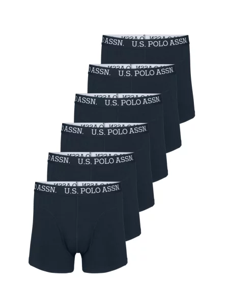 U.S. POLO ASSN. Boxerky Walter safírová bílá