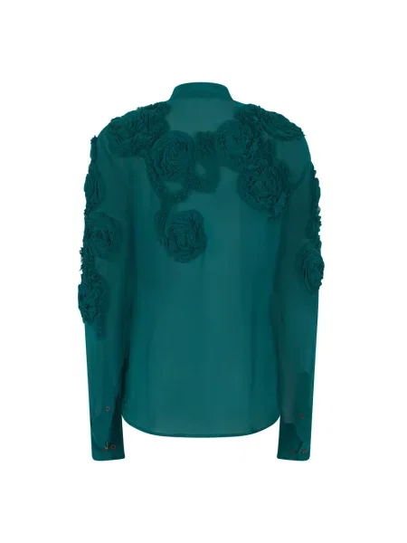 Koszula Dries Van Noten zielona