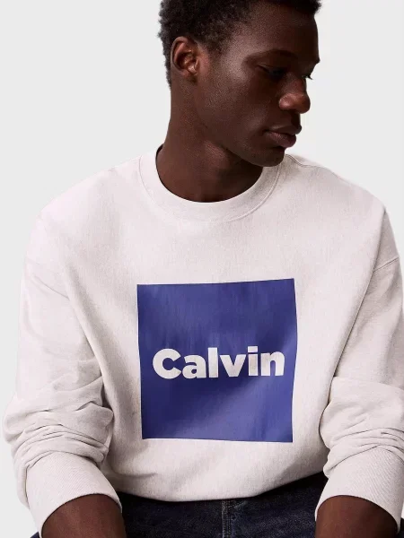Свитшот Calvin Klein Jeans белый