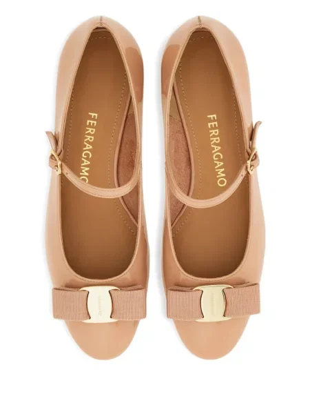 Pantofi cu toc Ferragamo cu funde