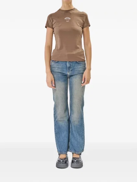 Tricou Moschino Jeans cu imagine maro