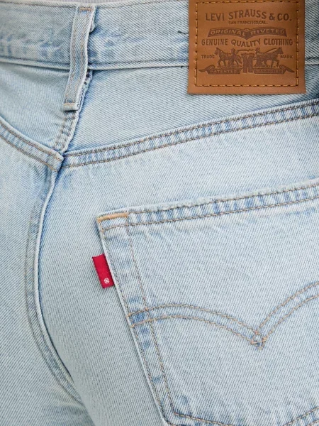 Levi's дънки relaxed fit дамски EASY DAD синьо