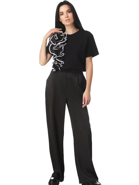 Футболка Aliyeva черная