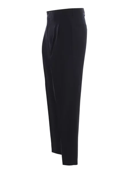 Pantaloni Costumein plisate albastru