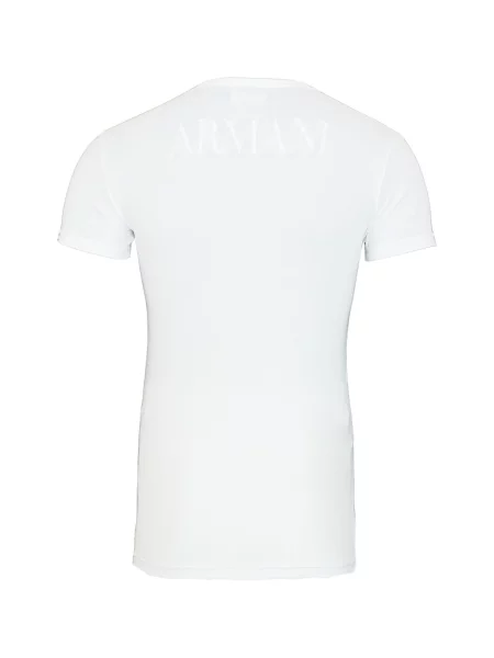 Emporio Armani Tričko čierna biela