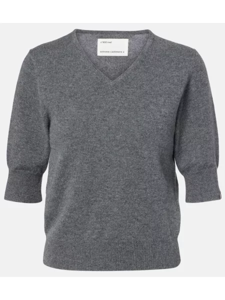 Pulover Extreme Cashmere din cașmir gri