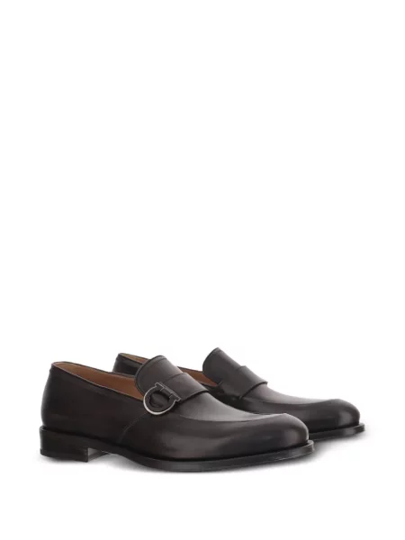 Pantofi loafer Ferragamo din piele maro