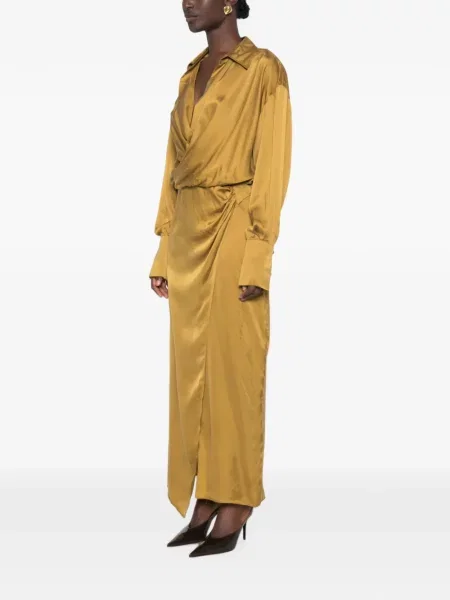 Lung rochie maxi The Andamane galben