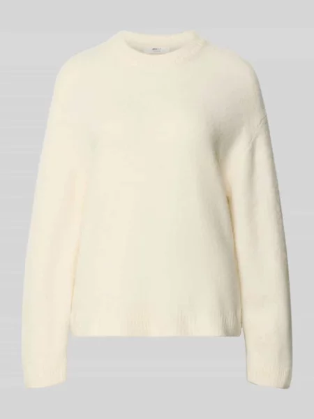 Sweter z dzianiny o kroju relaxed fit z domieszką wełny lana Gina Tricot