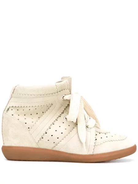 Sneakerși Isabel Marant cu pană gri