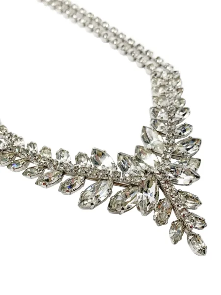 Κολιέ Jennifer Gibson Jewellery με πετραδάκια ασημί