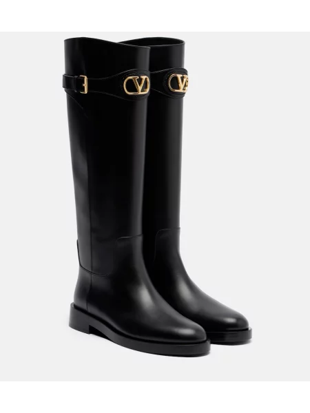 Cizme Valentino Garavani din piele negru