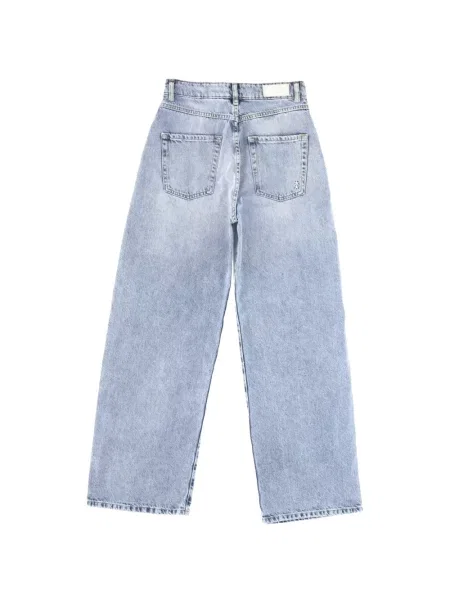 Blugi cu picior larg Icon Denim albastru