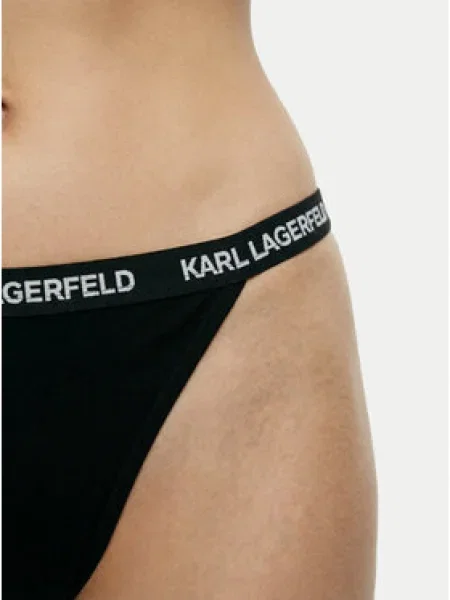 Fürdőruha Karl Lagerfeld fekete