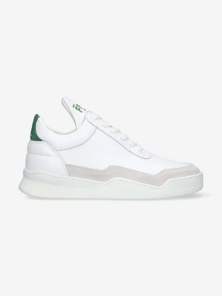 Filling Pieces sneakers din piele Low top Ghost alb verde