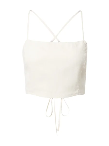 A LOT LESS Top Lucia deschis bej